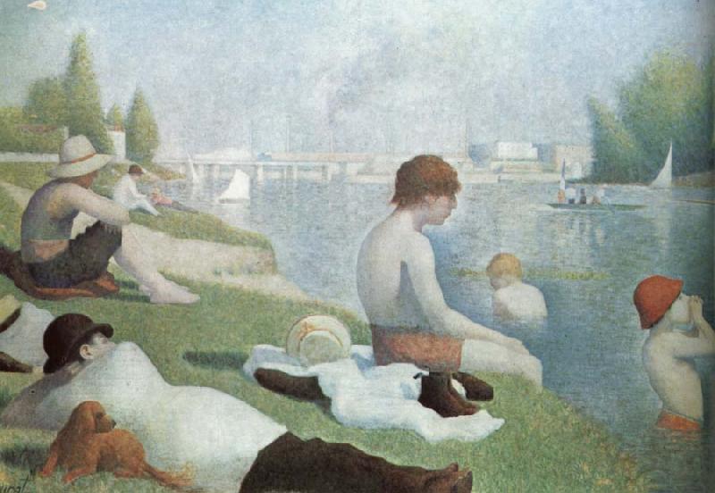 Georges Seurat Bath oil painting image